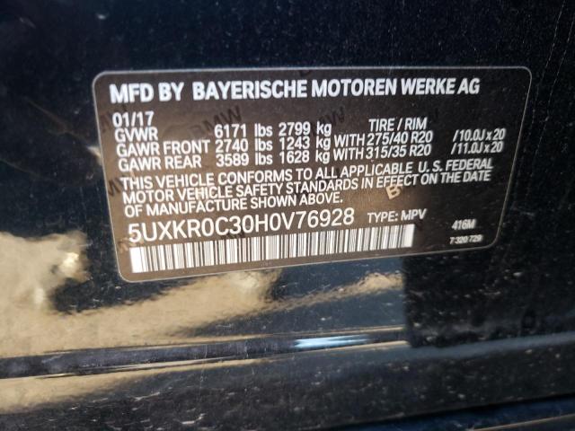 Photo 9 VIN: 5UXKR0C30H0V76928 - BMW X5 XDRIVE3 