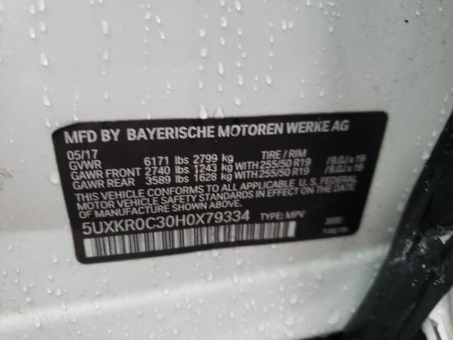 Photo 9 VIN: 5UXKR0C30H0X79334 - BMW X5 