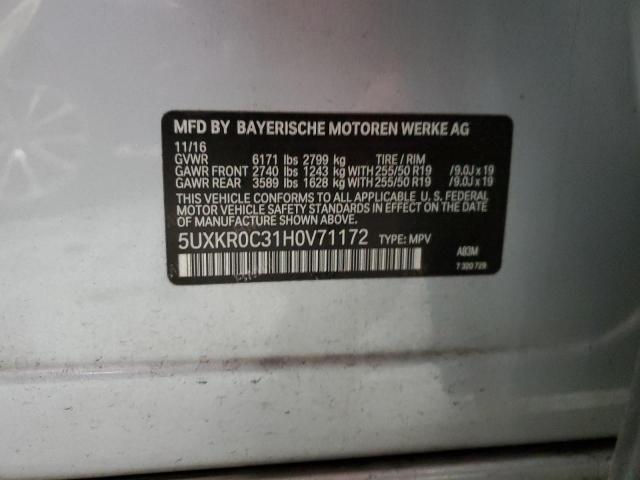 Photo 12 VIN: 5UXKR0C31H0V71172 - BMW X5 