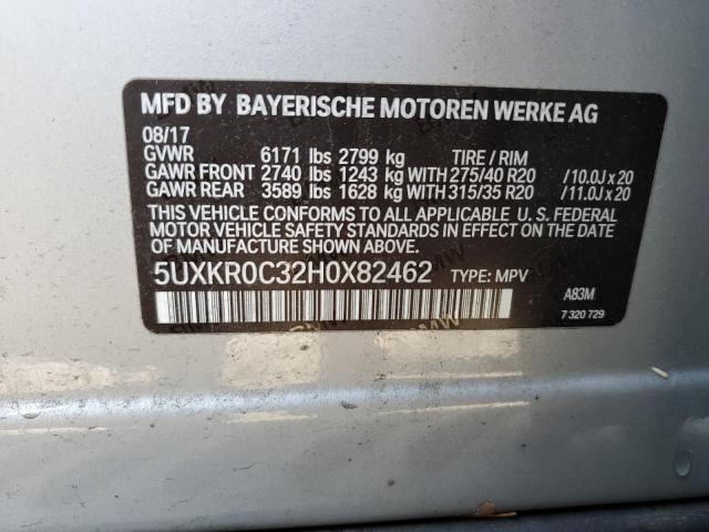 Photo 12 VIN: 5UXKR0C32H0X82462 - BMW X5 