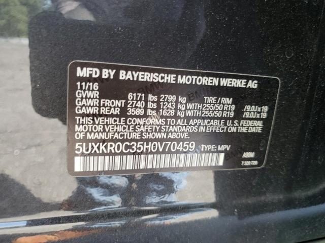 Photo 12 VIN: 5UXKR0C35H0V70459 - BMW X5 XDRIVE3 