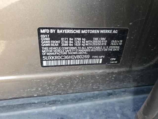 Photo 12 VIN: 5UXKR0C36H0V80269 - BMW X5 