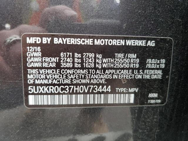 Photo 12 VIN: 5UXKR0C37H0V73444 - BMW X5 