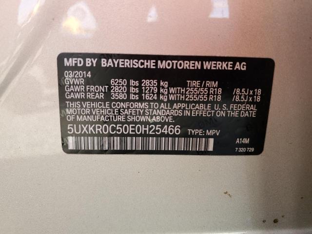 Photo 9 VIN: 5UXKR0C50E0H25466 - BMW X5 XDRIVE3 