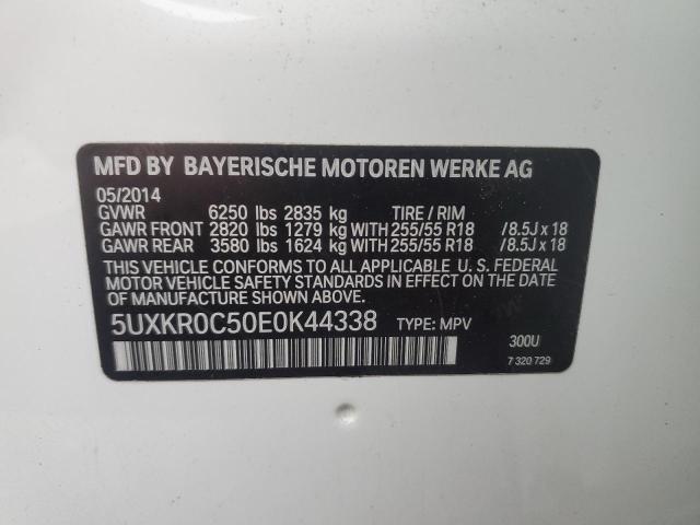 Photo 13 VIN: 5UXKR0C50E0K44338 - BMW X5 XDRIVE3 