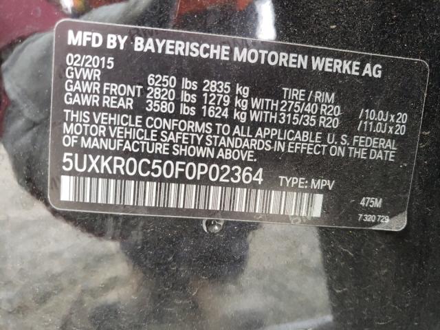 Photo 9 VIN: 5UXKR0C50F0P02364 - BMW X5 XDRIVE3 