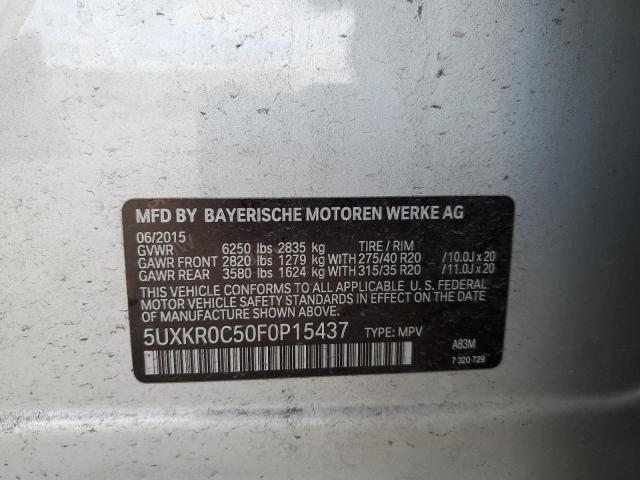 Photo 11 VIN: 5UXKR0C50F0P15437 - BMW X5 XDRIVE3 