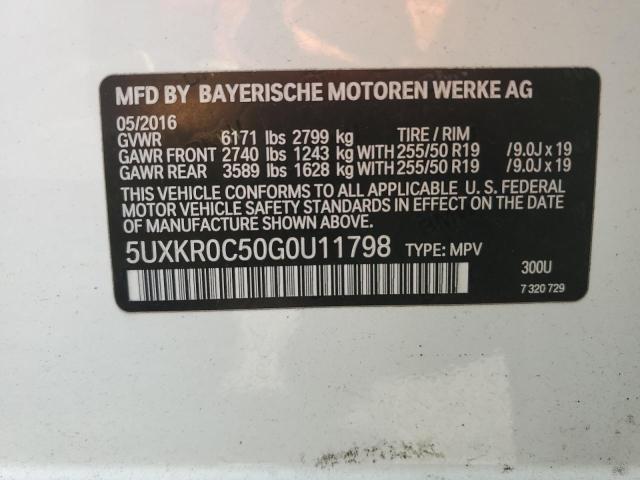 Photo 11 VIN: 5UXKR0C50G0U11798 - BMW X5 