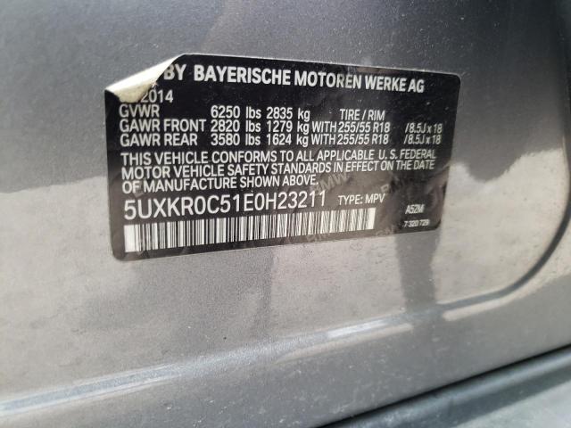 Photo 9 VIN: 5UXKR0C51E0H23211 - BMW X5 XDRIVE3 