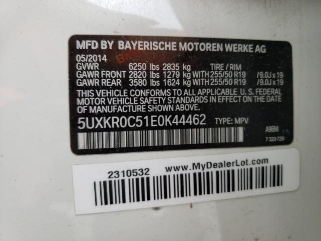 Photo 9 VIN: 5UXKR0C51E0K44462 - BMW X5 XDRIVE3 