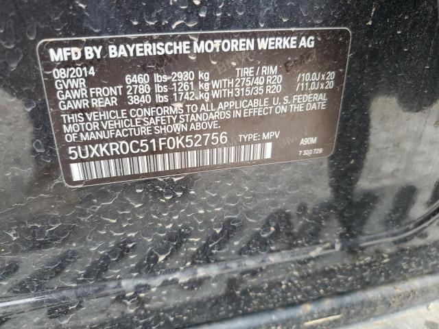 Photo 11 VIN: 5UXKR0C51F0K52756 - BMW X5 