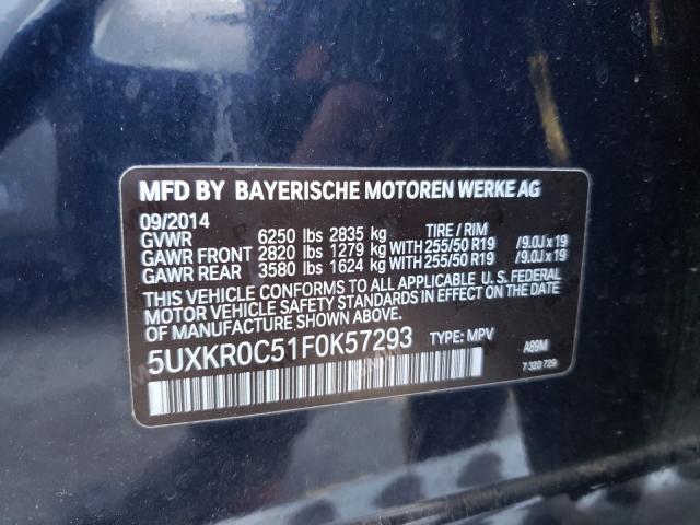 Photo 9 VIN: 5UXKR0C51F0K57293 - BMW X5 