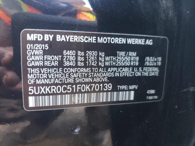 Photo 9 VIN: 5UXKR0C51F0K70139 - BMW X5 XDRIVE3 