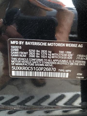 Photo 12 VIN: 5UXKR0C51G0P26870 - BMW X5 