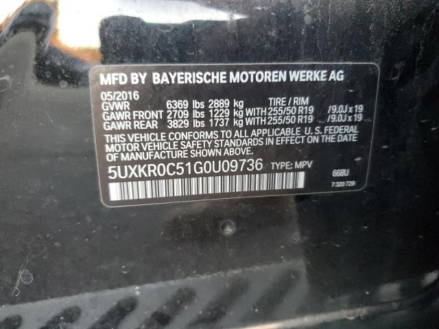 Photo 12 VIN: 5UXKR0C51G0U09736 - BMW X5 XDRIVE3 