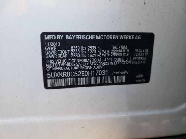 Photo 12 VIN: 5UXKR0C52E0H17031 - BMW X5 XDRIVE3 