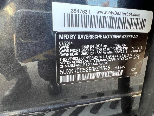 Photo 9 VIN: 5UXKR0C52E0K51646 - BMW X5 XDRIVE3 