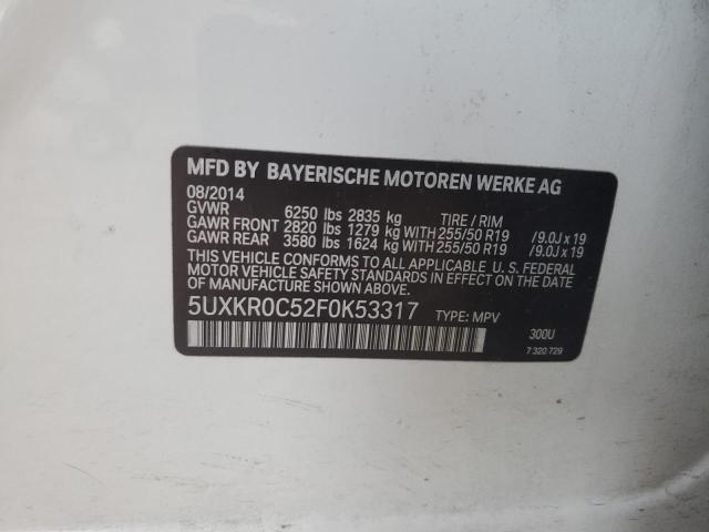 Photo 12 VIN: 5UXKR0C52F0K53317 - BMW X5 