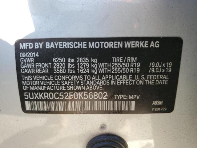 Photo 12 VIN: 5UXKR0C52F0K56802 - BMW X5 XDRIVE3 