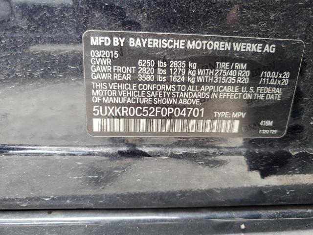 Photo 12 VIN: 5UXKR0C52F0P04701 - BMW X5 