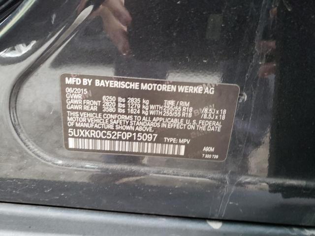 Photo 9 VIN: 5UXKR0C52F0P15097 - BMW X5 XDRIVE3 