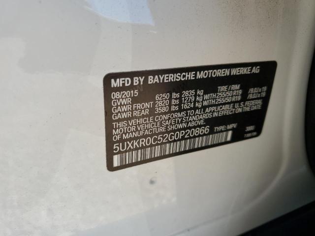 Photo 11 VIN: 5UXKR0C52G0P20866 - BMW X5 XDRIVE3 