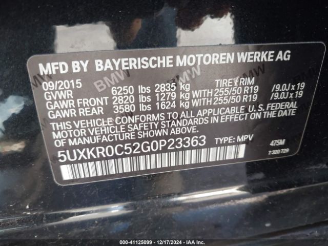 Photo 8 VIN: 5UXKR0C52G0P23363 - BMW X5 