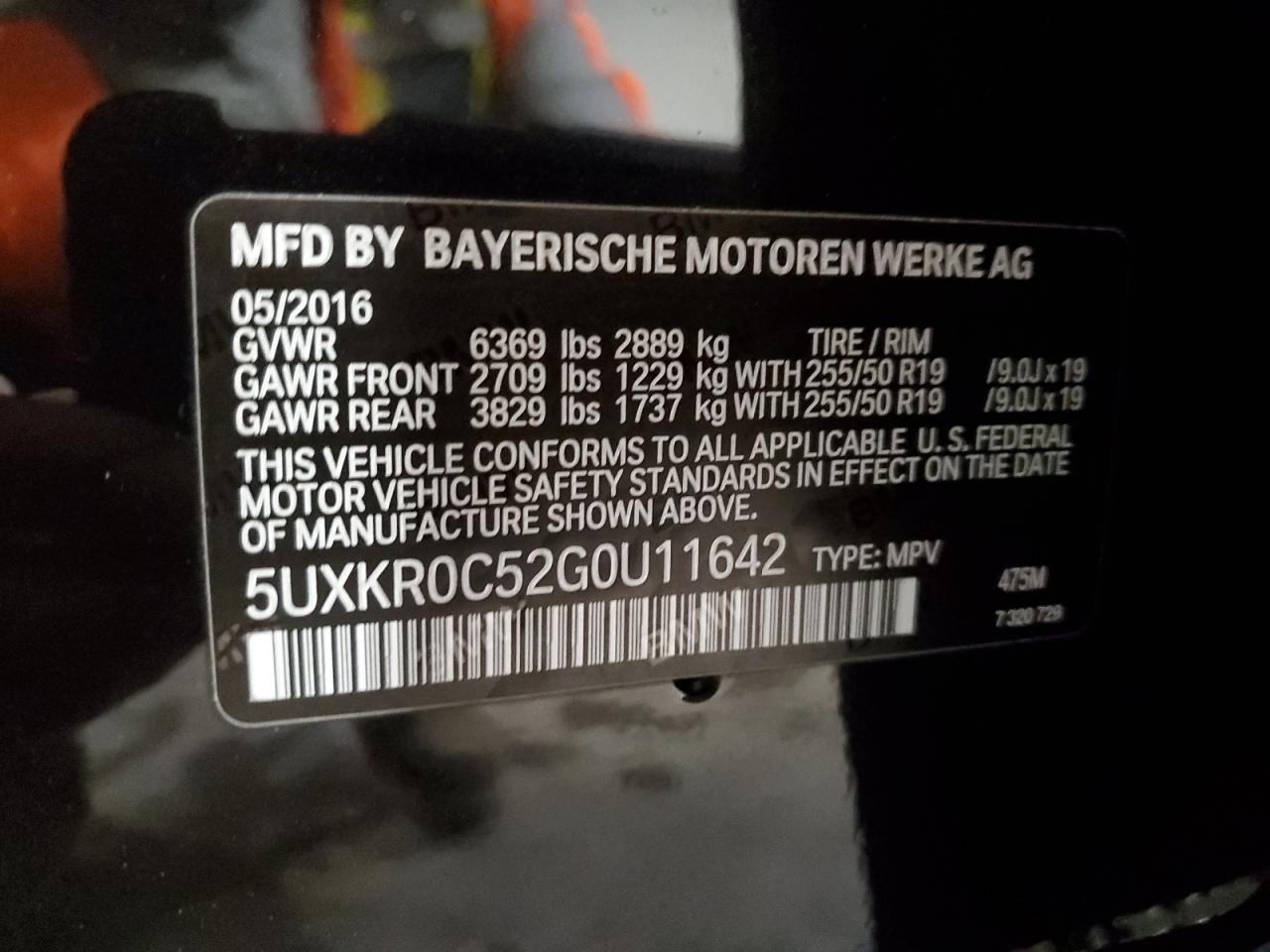 Photo 13 VIN: 5UXKR0C52G0U11642 - BMW X5 