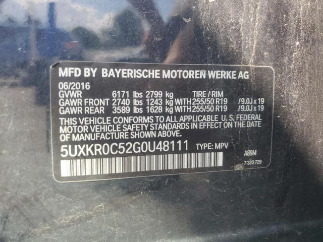 Photo 12 VIN: 5UXKR0C52G0U48111 - BMW X5 XDRIVE3 