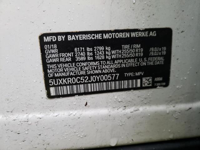 Photo 13 VIN: 5UXKR0C52J0Y00577 - BMW X5 