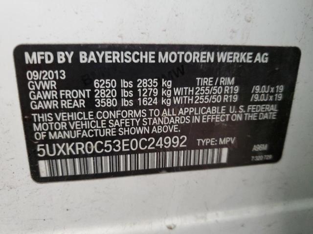 Photo 12 VIN: 5UXKR0C53E0C24992 - BMW X5 XDRIVE3 