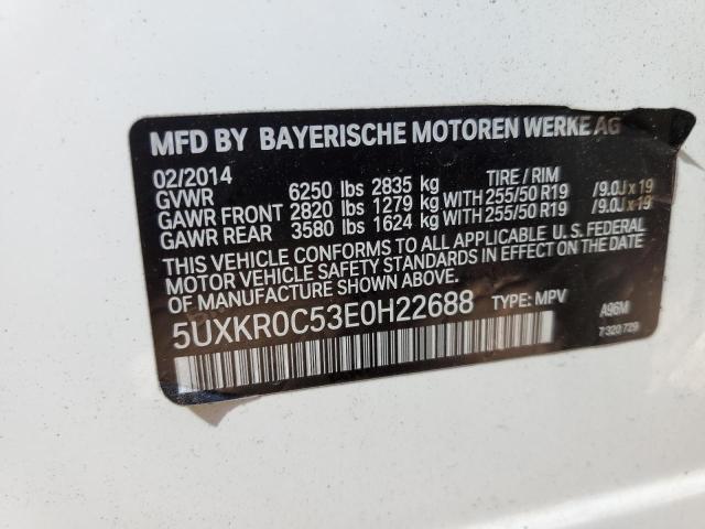 Photo 12 VIN: 5UXKR0C53E0H22688 - BMW X5 XDRIVE3 