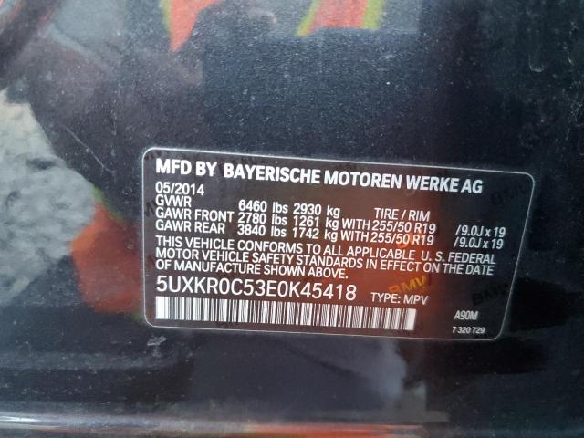 Photo 12 VIN: 5UXKR0C53E0K45418 - BMW X5 XDRIVE3 