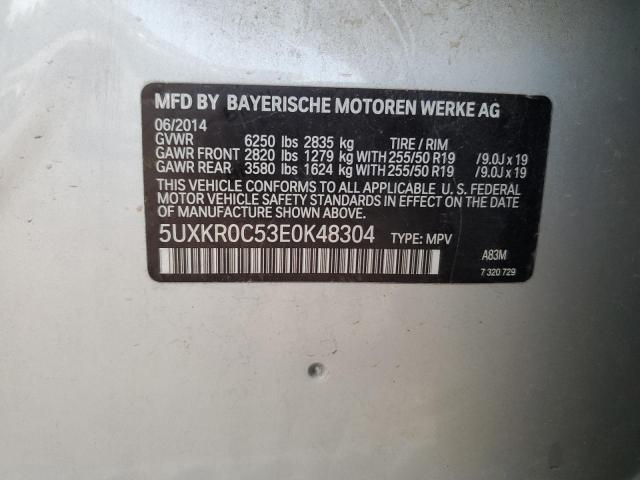 Photo 12 VIN: 5UXKR0C53E0K48304 - BMW X5 XDRIVE3 