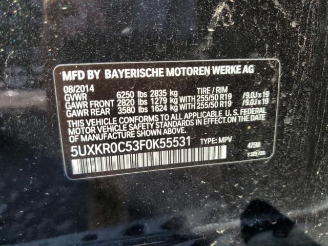 Photo 12 VIN: 5UXKR0C53F0K55531 - BMW X5 XDRIVE3 