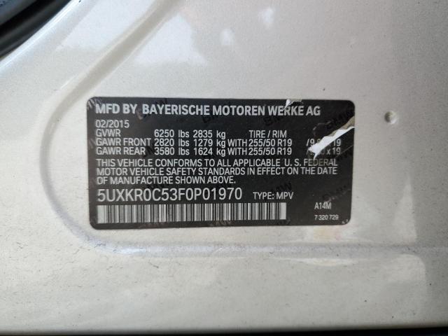 Photo 12 VIN: 5UXKR0C53F0P01970 - BMW X5 