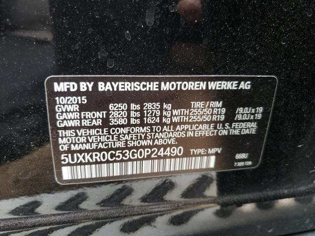 Photo 11 VIN: 5UXKR0C53G0P24490 - BMW X5 