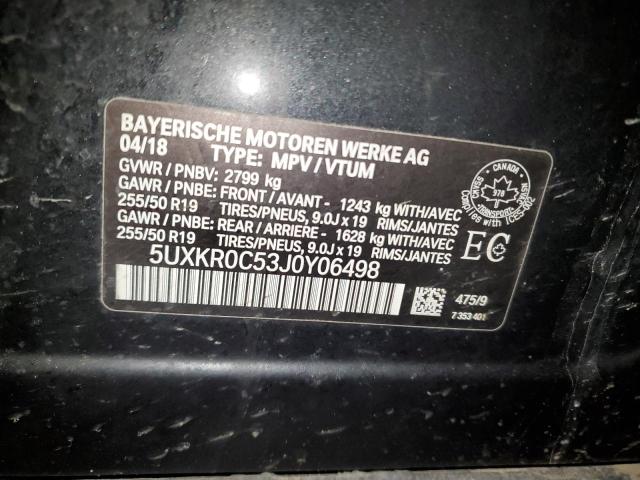 Photo 12 VIN: 5UXKR0C53J0Y06498 - BMW X5 