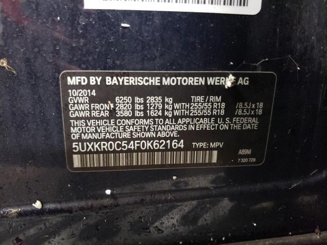 Photo 11 VIN: 5UXKR0C54F0K62164 - BMW X5 XDRIVE3 