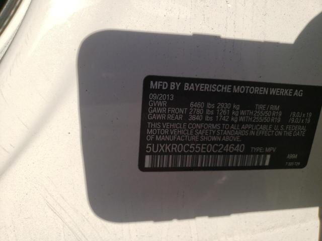 Photo 12 VIN: 5UXKR0C55E0C24640 - BMW X5 XDRIVE3 