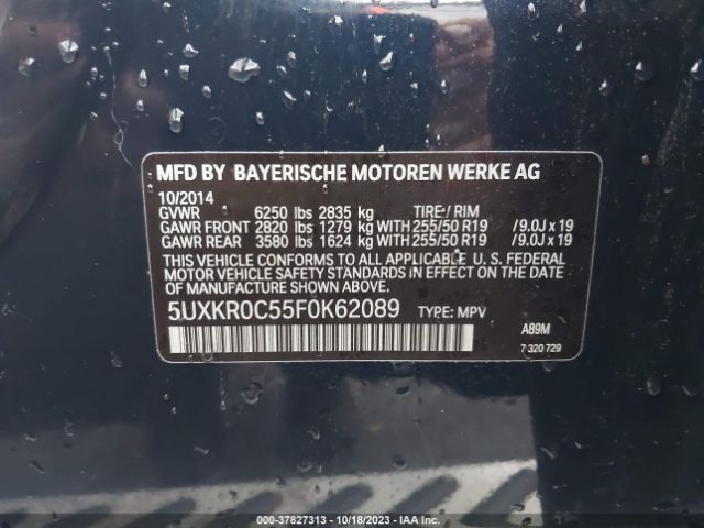 Photo 8 VIN: 5UXKR0C55F0K62089 - BMW X5 