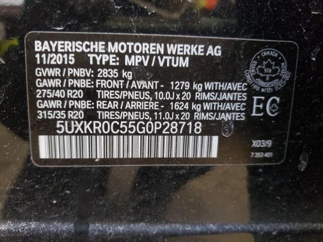 Photo 9 VIN: 5UXKR0C55G0P28718 - BMW X5 