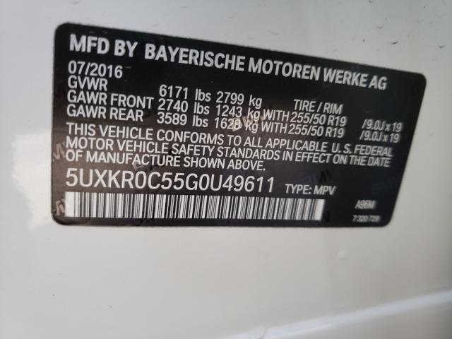 Photo 9 VIN: 5UXKR0C55G0U49611 - BMW X5 