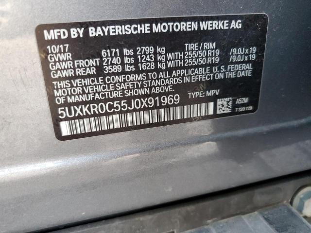 Photo 12 VIN: 5UXKR0C55J0X91969 - BMW X5 XDRIVE3 