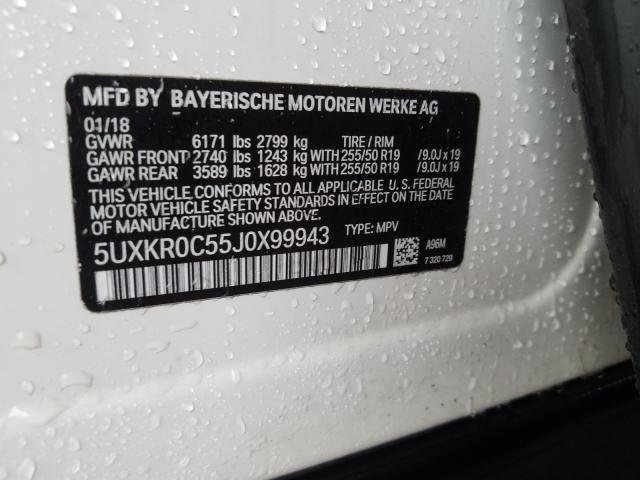 Photo 9 VIN: 5UXKR0C55J0X99943 - BMW X5 