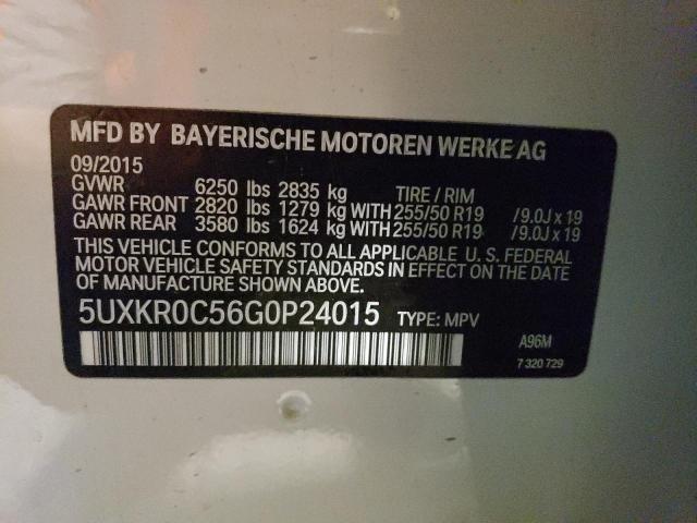 Photo 12 VIN: 5UXKR0C56G0P24015 - BMW X5 