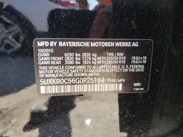 Photo 13 VIN: 5UXKR0C56G0P25164 - BMW X5 XDRIVE3 