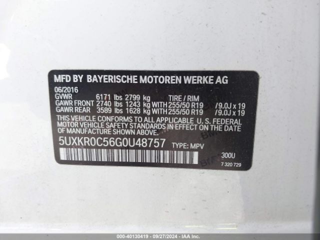 Photo 8 VIN: 5UXKR0C56G0U48757 - BMW X5 