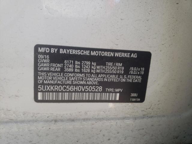 Photo 9 VIN: 5UXKR0C56H0V50528 - BMW X5 XDRIVE3 