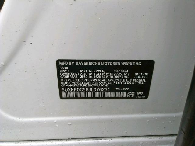 Photo 9 VIN: 5UXKR0C56JL076231 - BMW X5 